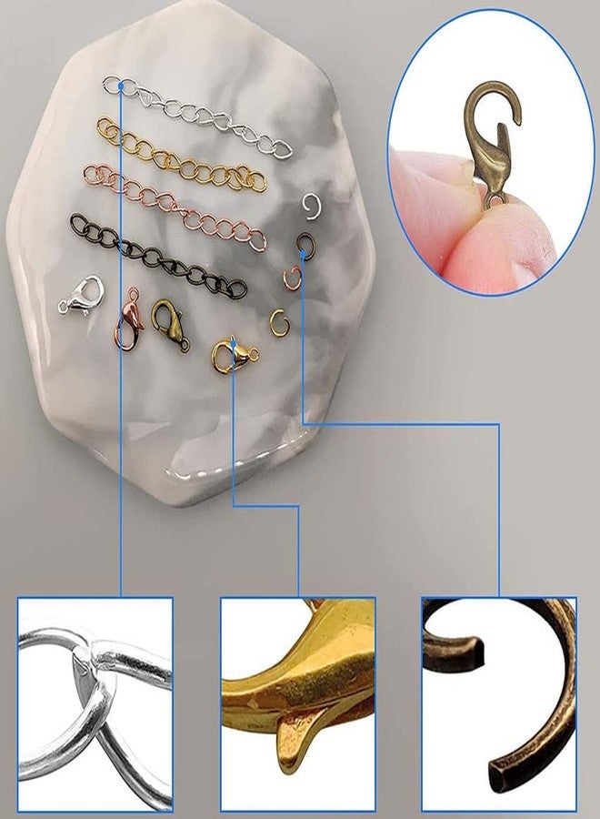 DIY Crafts Design No # 9, Pack Of 25 Pcs, Mixed Color 20mm and 25mm Assorted Sizes of Mixed Color Ribbon Clamp End Crimps (Design No # 9, Pack Of 25 Pcs) - Image 5